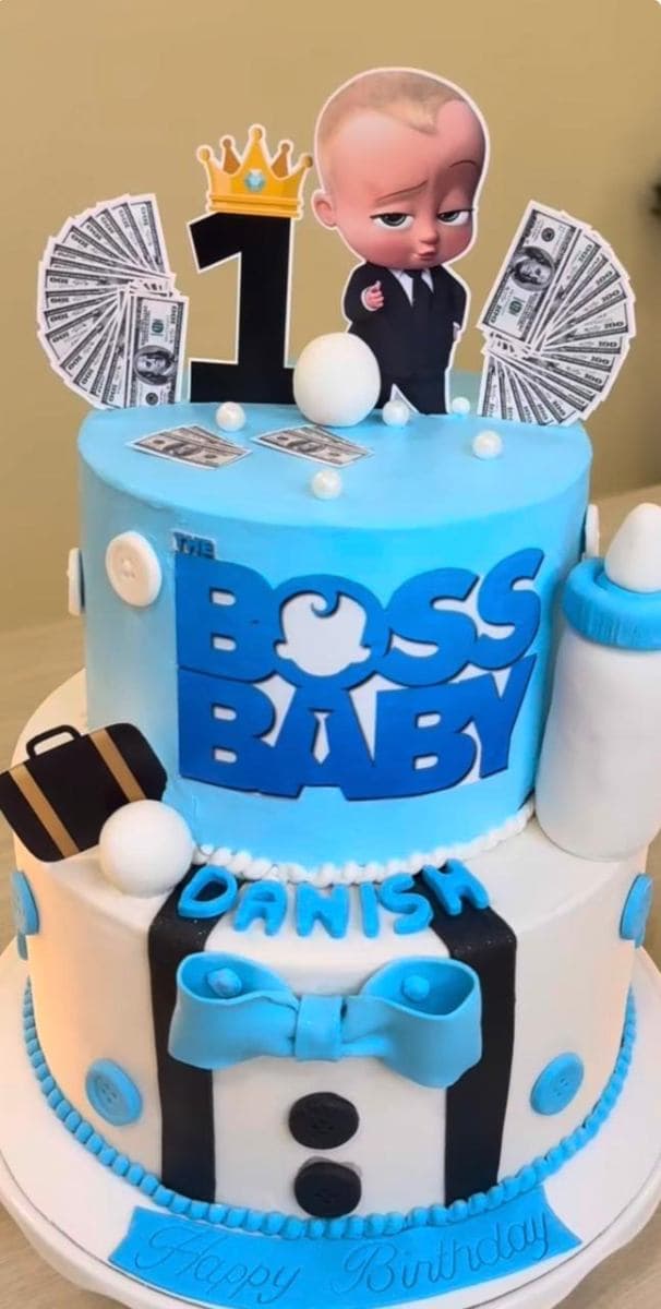 Boss baby cake