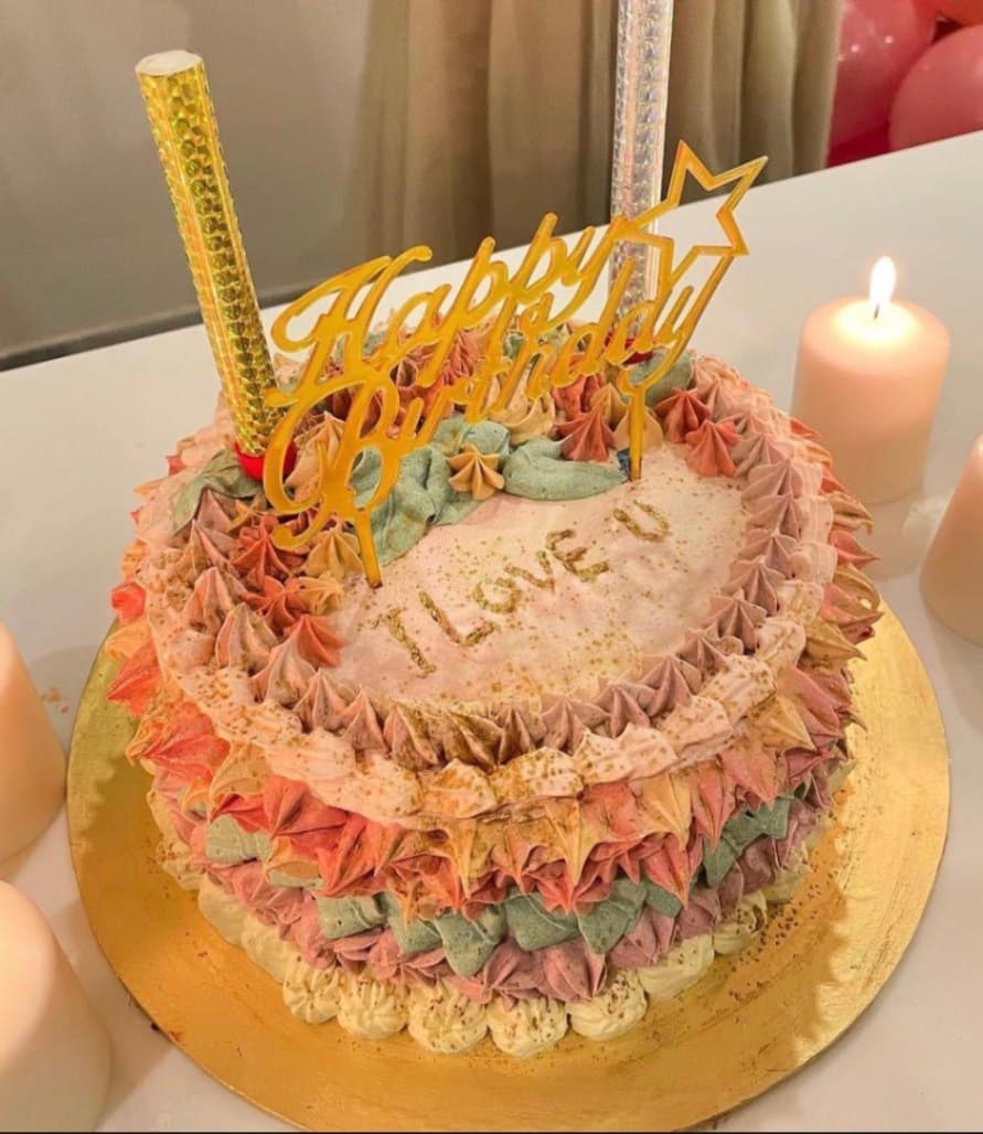 Vintage Blooms Celebration Cake